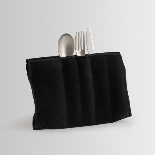 Black bag for cutlery holder