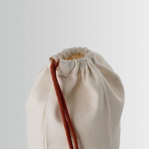 Sac en coton avec fermeture à cordon